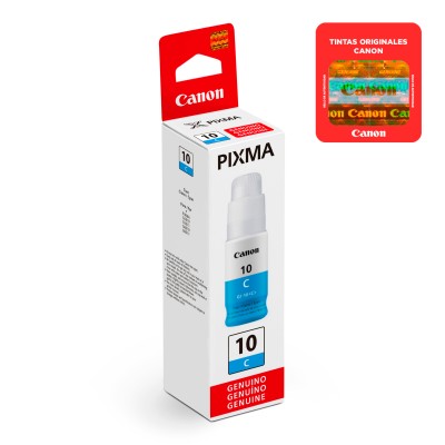 Botella De Tinta Canon Cian GI-10 C 70ml