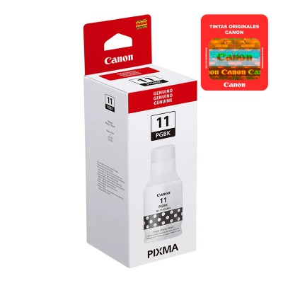 Botella De Tinta Canon Negro GI-11 PGBK 135ml