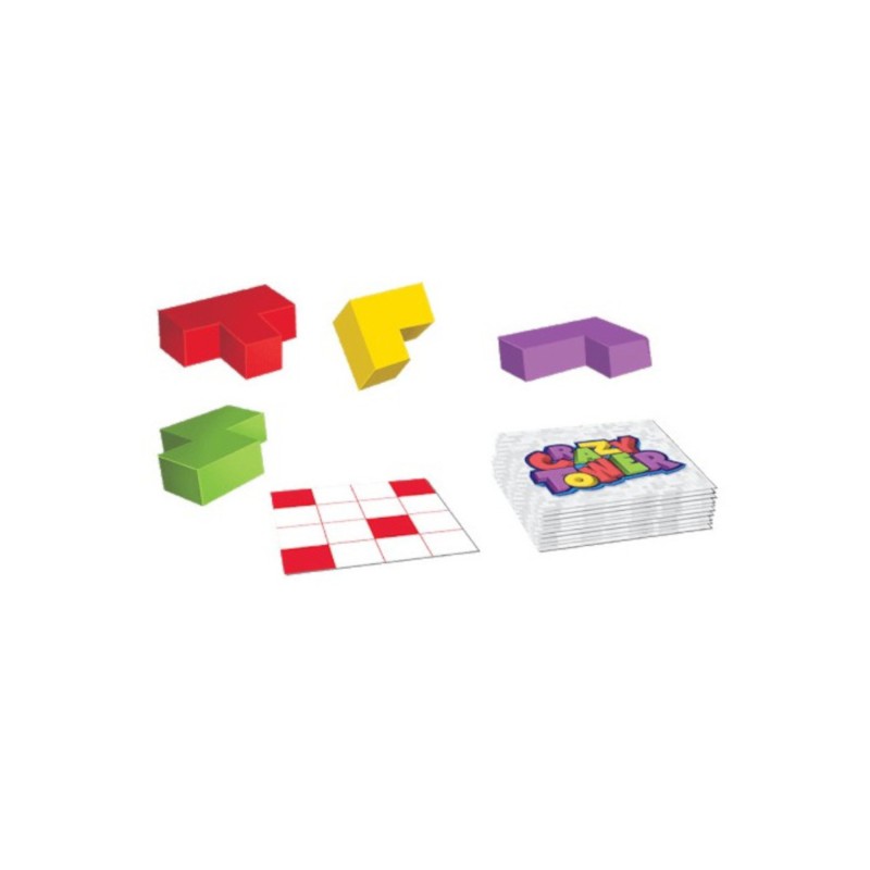 Juego de Mesa Asmodee Crazy Tower Base +8