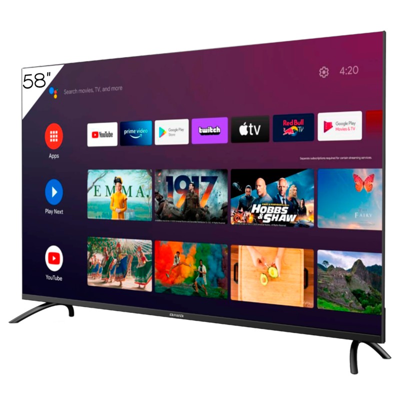Smart Tv Aiwa 58'' Led Hdr 4k  Google TV Comando De Voz