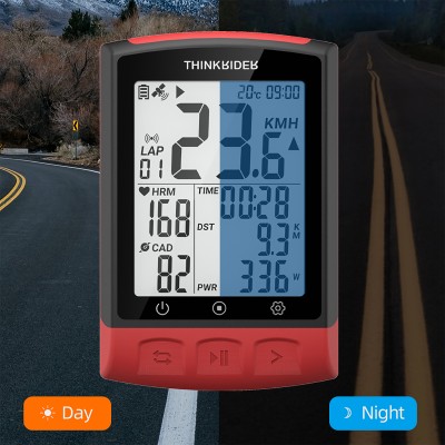 Ciclocomputador Thinkrider Bc108 Ipx7 Gps Bluetooth