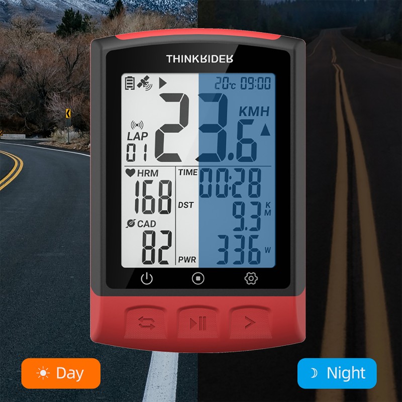 Ciclocomputador Thinkrider Bc108 Ipx7 Gps Bluetooth