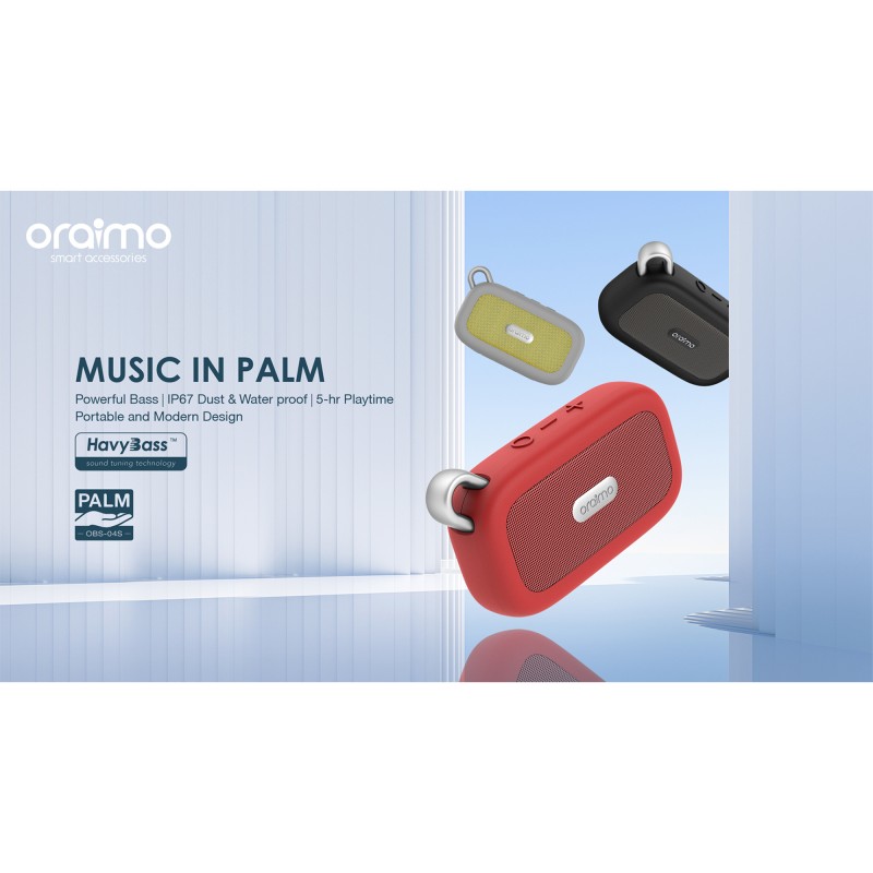 Parlante Inalámbrico Palm Oraimo Ip67 Bluetooth 3w