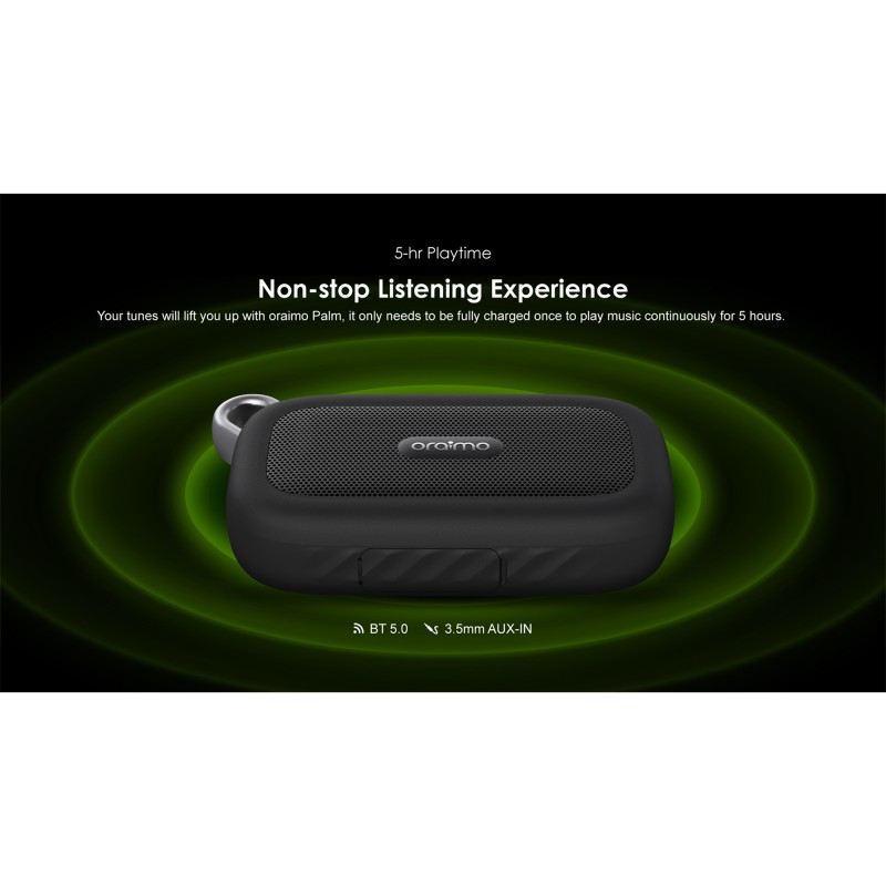Parlante Inalámbrico Palm Oraimo Ip67 Bluetooth 3w