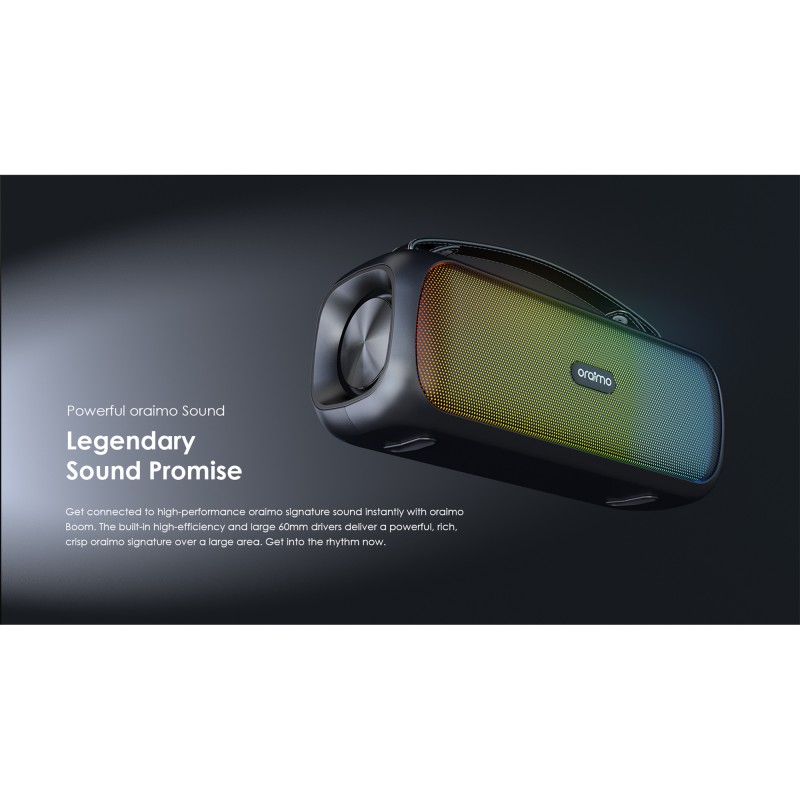 Parlante Inalámbrico Oraimo Boom 30w Ipx5 Bluetooth