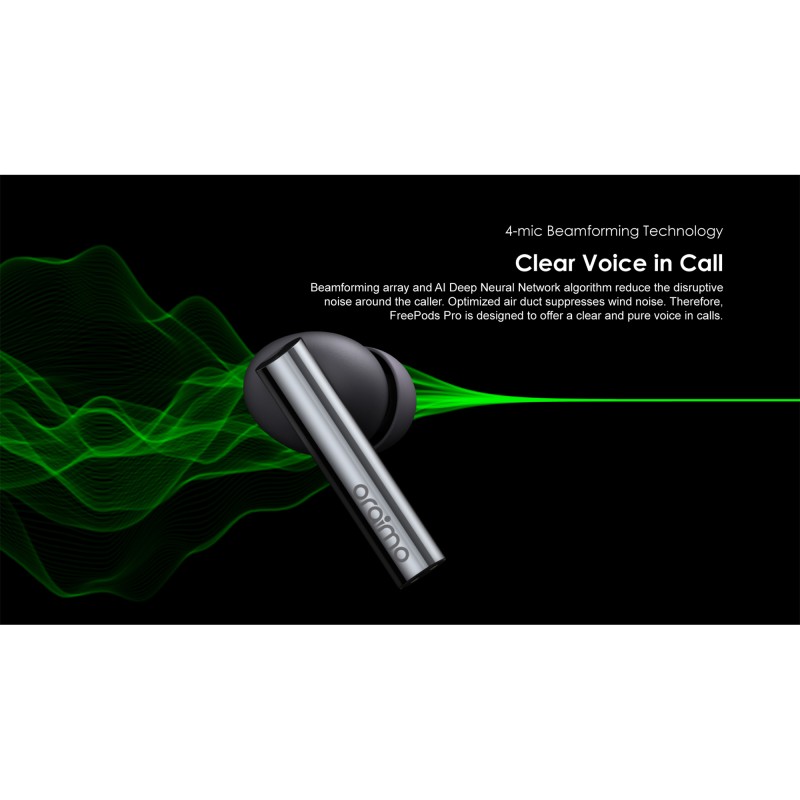 Auriculares Inalámbricos Oraimo Freepods Pro Ipx5 Bt Llamadas