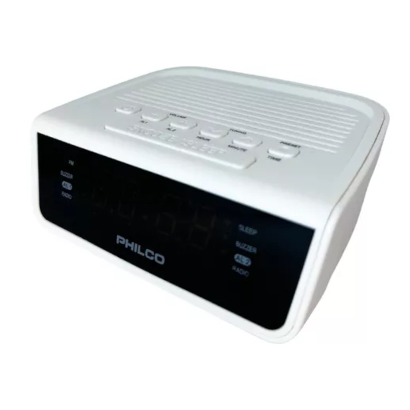 Radio Despertador Philco Par2106 Fm 30mem Botón Snooze