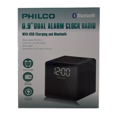 Radio Despertador Philco Par3206 Fm 20mem Bluetooth