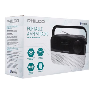 Radio Portátil Am/Fm Philco Corriente/ Pilas Pjr2200 Bluetooth