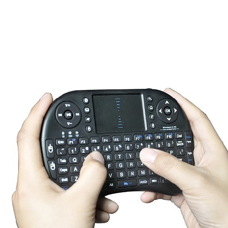 Teclado Inalámbrico Rii Mini I8 2,4ghz Qwerty 92 Teclas