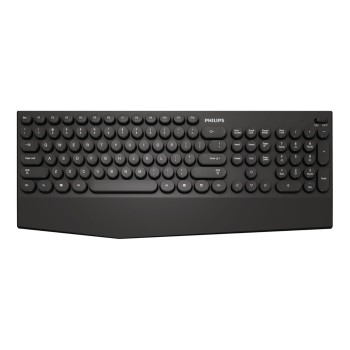 Teclado Usb BT 2,4G Philips SPK6303 104 Teclas Redondeadas