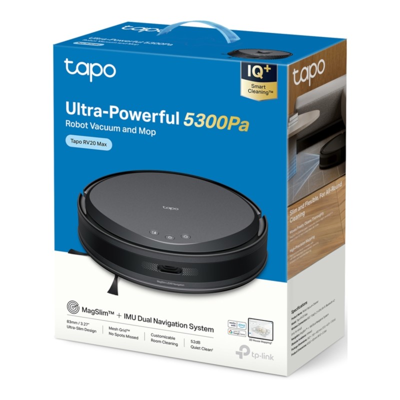 Aspiradora Trapeadora Robot Tp-Link Tapo Rv20 Max 5300Pa
