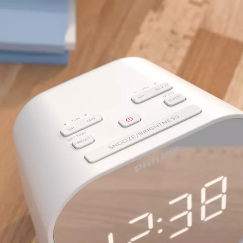 Radio Reloj Philips Tar4406 Cargador Usb Fm