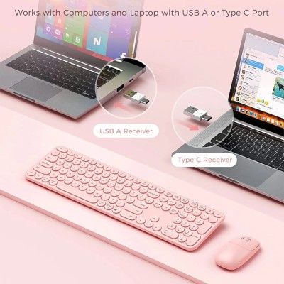 Combo Mouse y Teclado Inalámbrico Seenda Wgjp-073-3